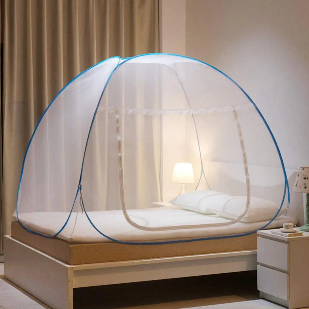 Premium Polyester Foldable Mosquito Net Tent (100 Cm Long / 1 Pc)