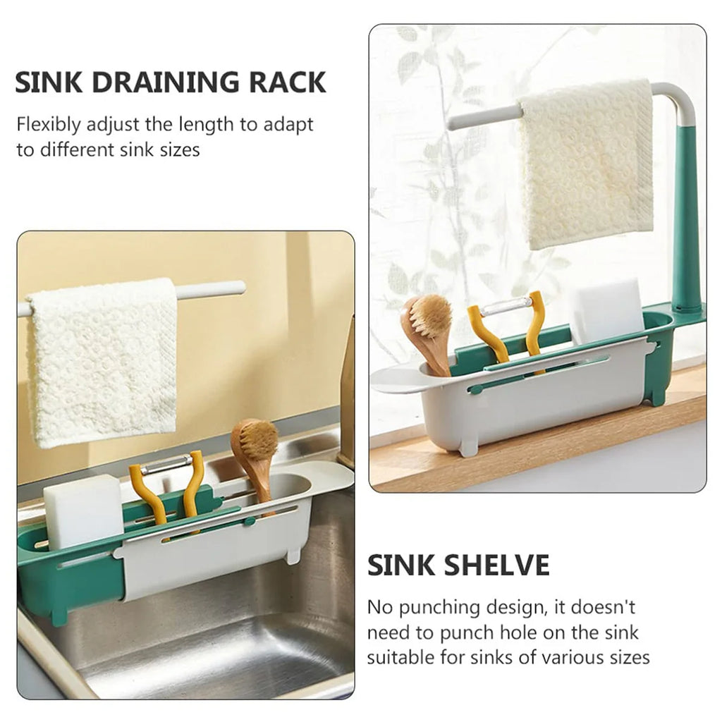 Expandable Kitchen Drying Basket Rack