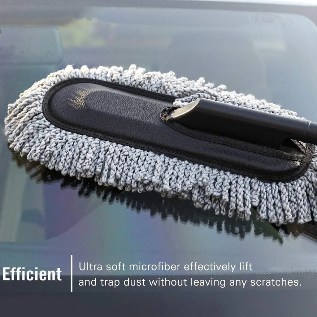 Multipurpose Microfiber Car Duster with Long Retractable Handle