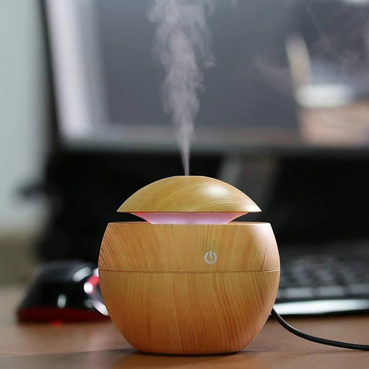 Ultrasonic Aromatherapy Humidifier USB Desktop (130 ML)