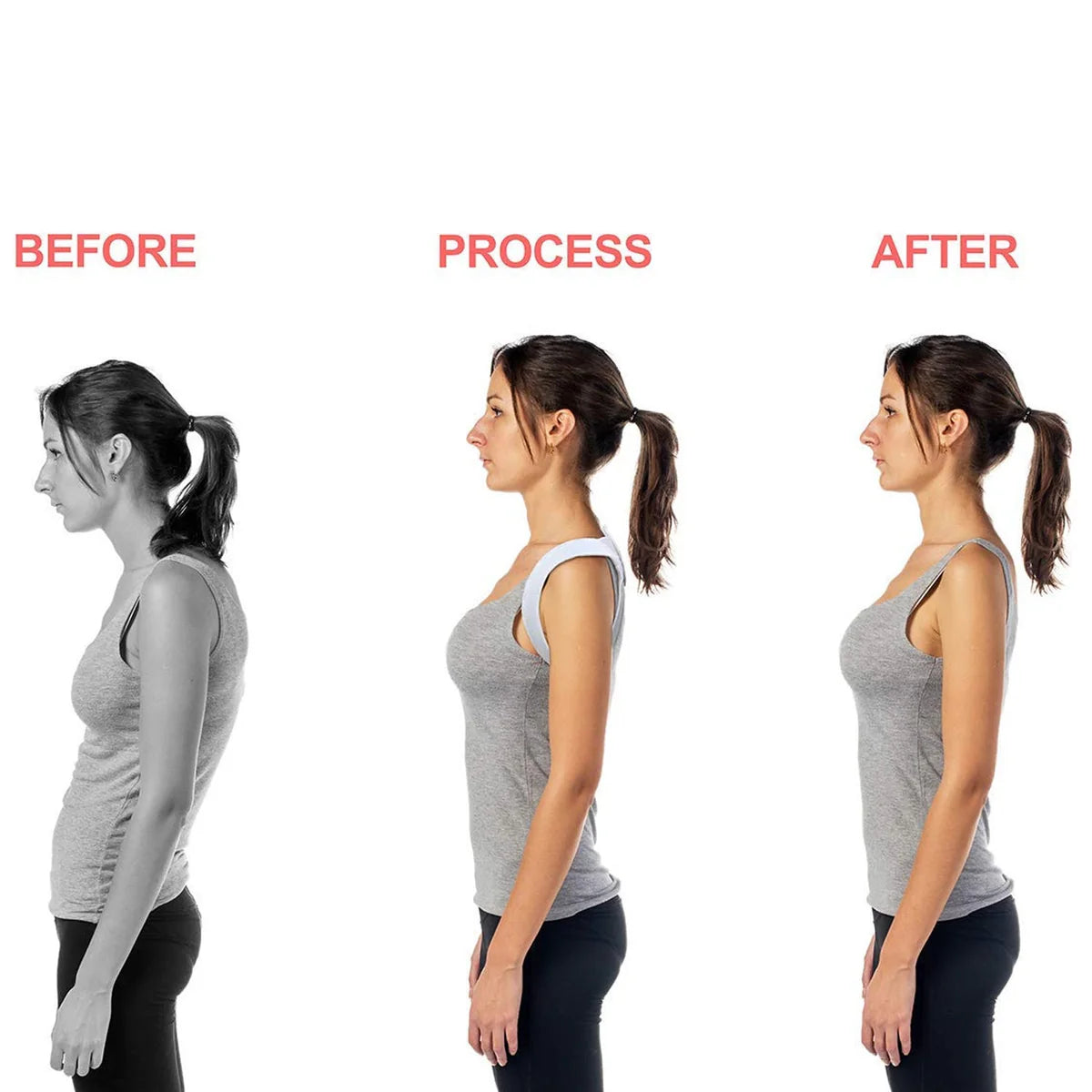 Back & Shoulder Posture Corrector – Adult/Child Support Belt & Brace